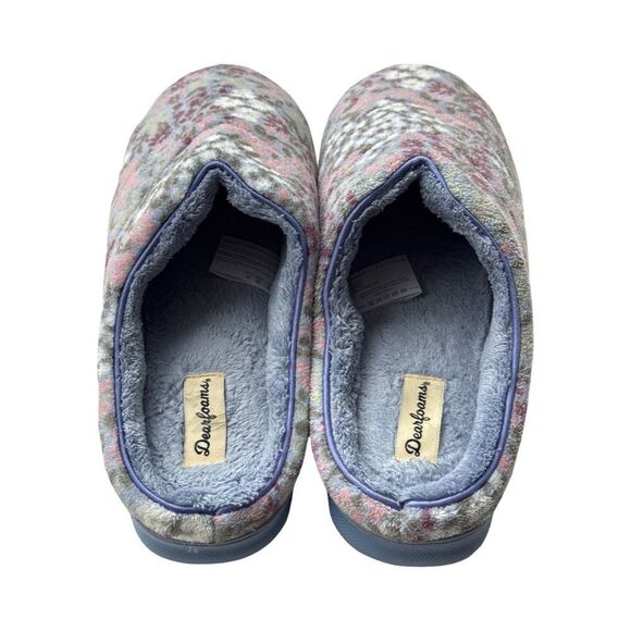 Dearfoams Patterned Cozy Slippers - Picture 1 of 7